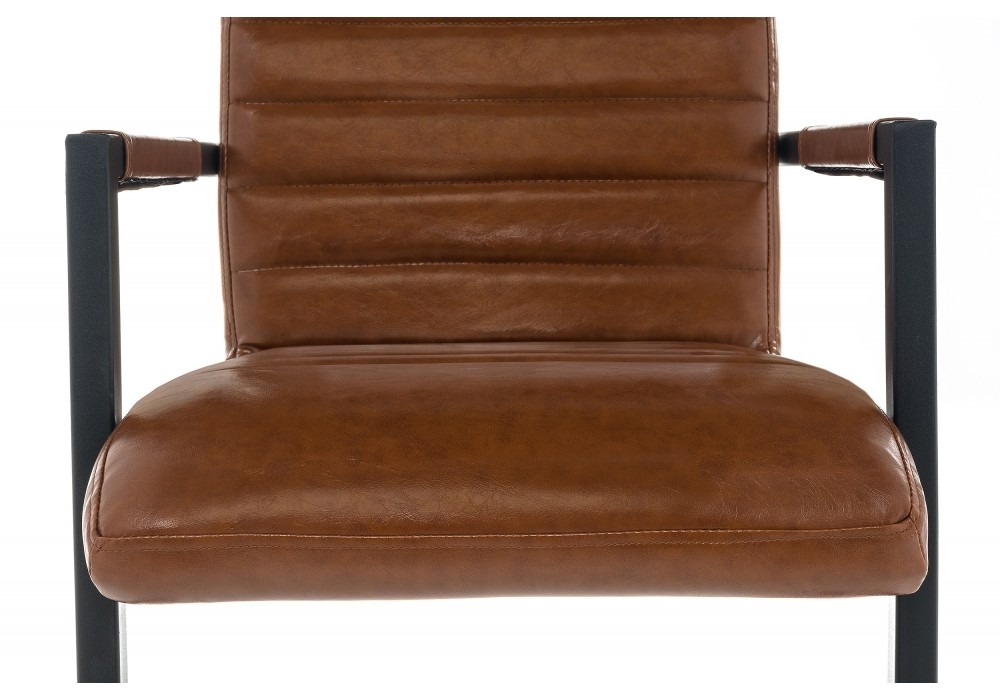 Кресло лофт коричневое