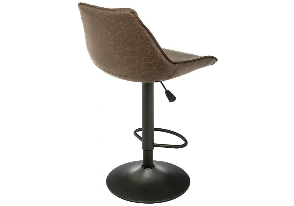 Барный стул коричневый с регулировкой высоты
