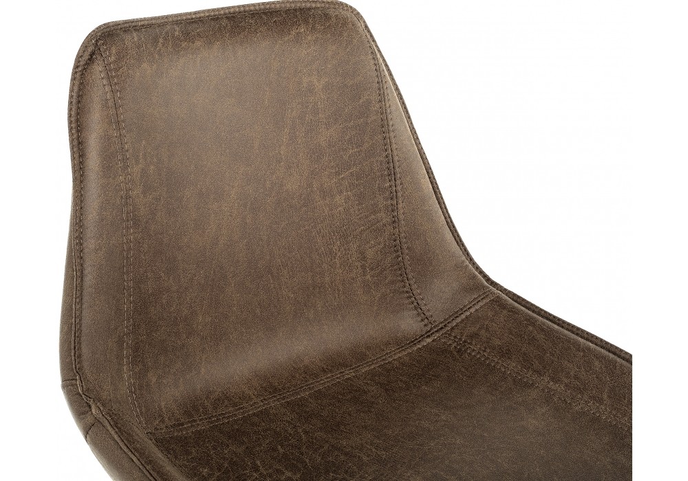 Барный стул коричневый с регулировкой высоты