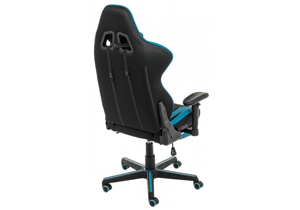 Компьютерное кресло Kano черное / голубое