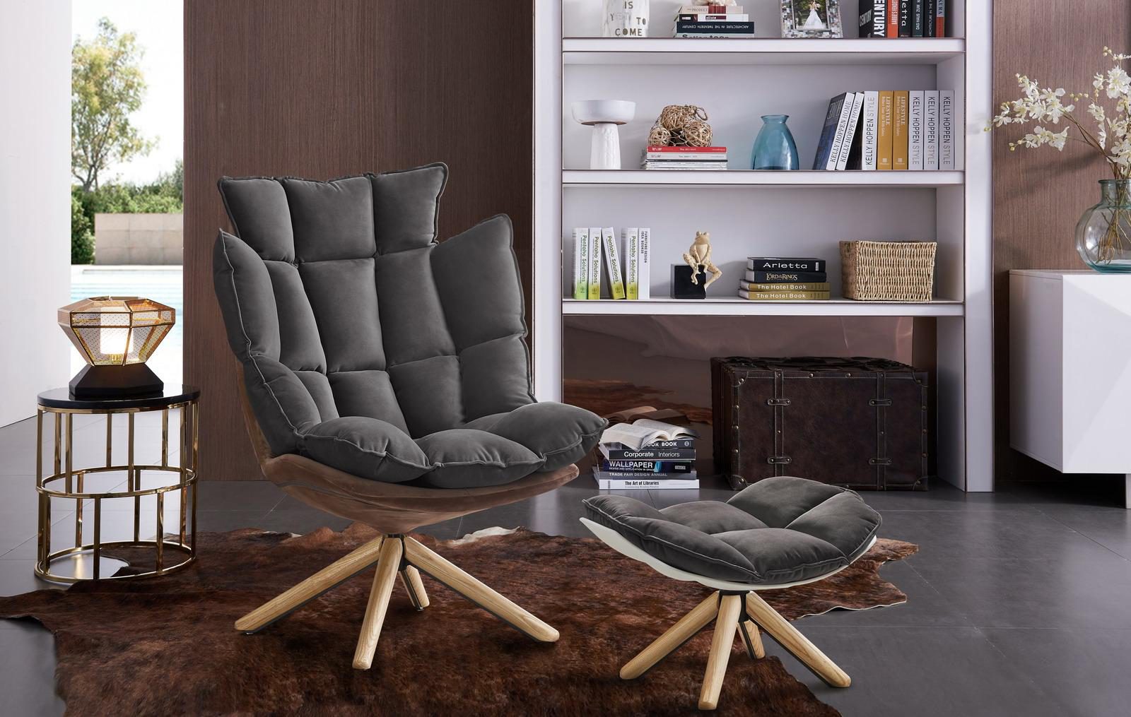 Дизайнерское кресло - BROWN С, вращающееся