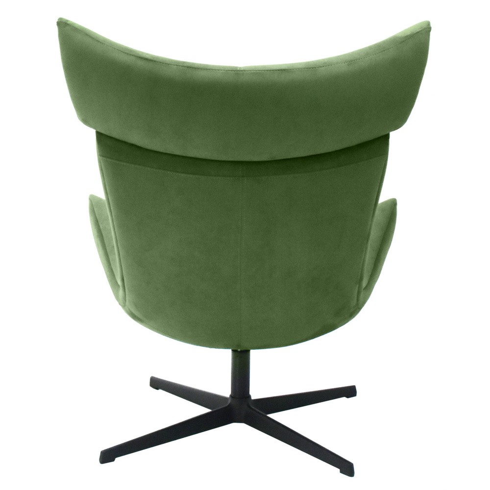 Кресло IMOLA зеленый, искусственная замша