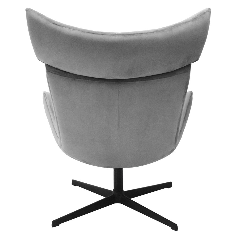 Кресло IMOLA серый, искусственная замша