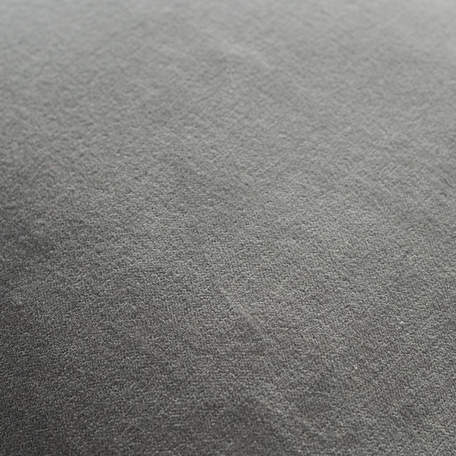 Подушка декоративная из хлопкового бархата серого цвета из коллекции essential, 45х45 см