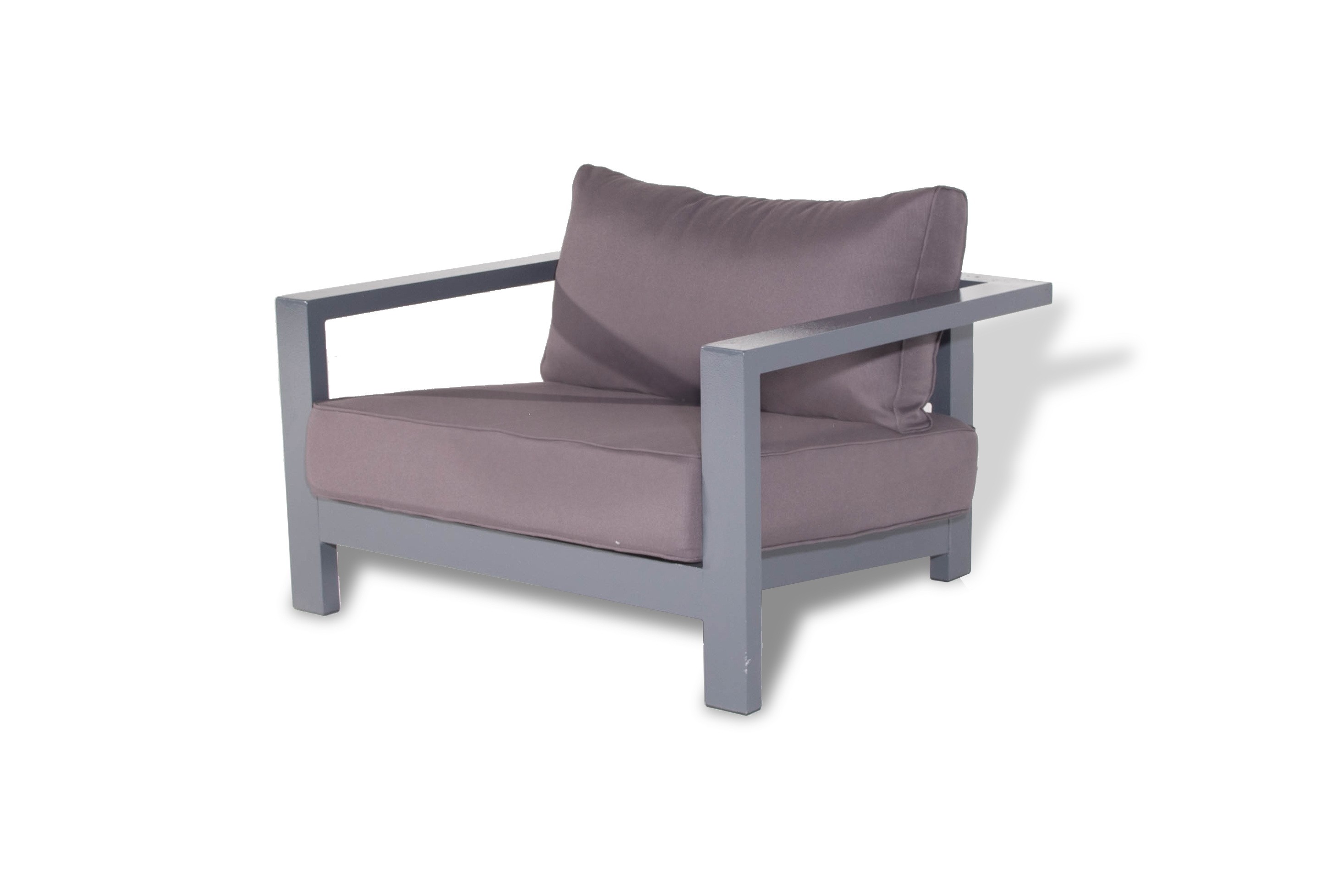 Кресло алюминиевое, цвет серый "Гранада"