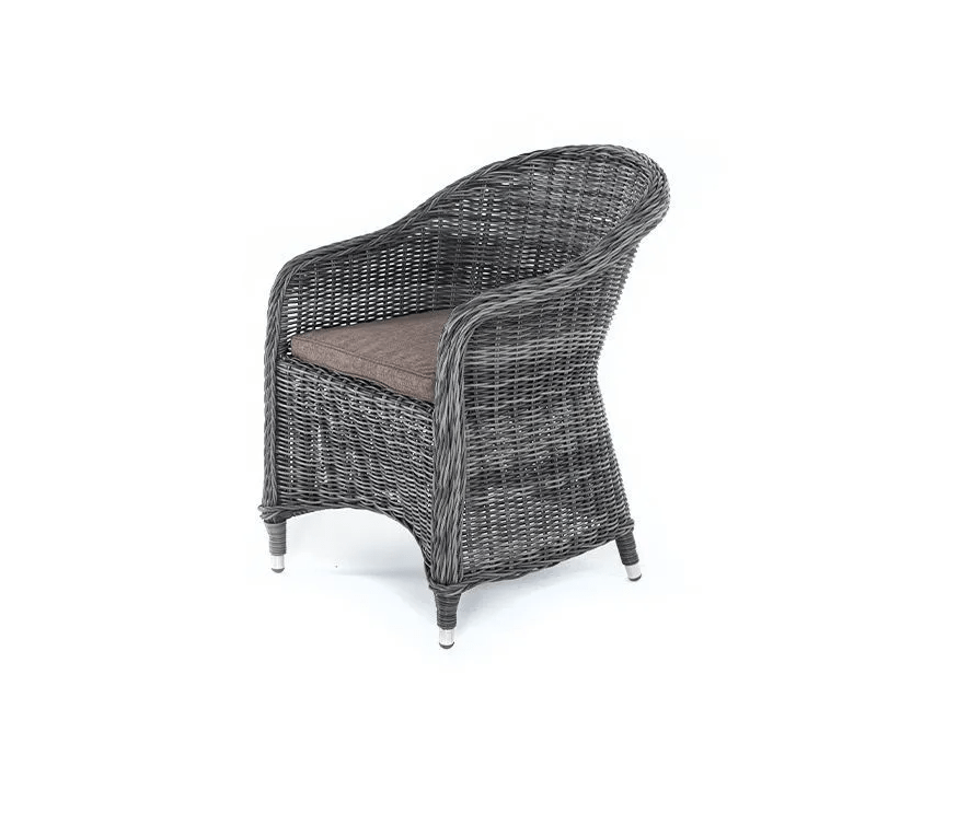 Плетеное кресло из искусственного ротанга, цвет графит "Равенна"