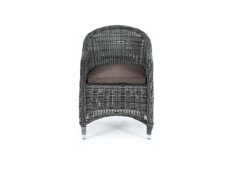 Плетеное кресло из искусственного ротанга, цвет графит "Равенна"