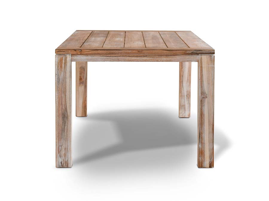Деревянный стол из натурального тика, 90х90см "Виченца"