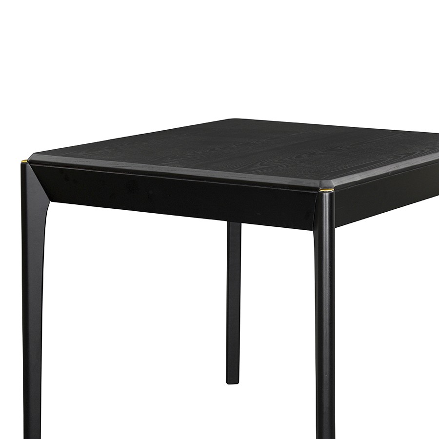 Стол обеденный aska, 85х85 см, черный