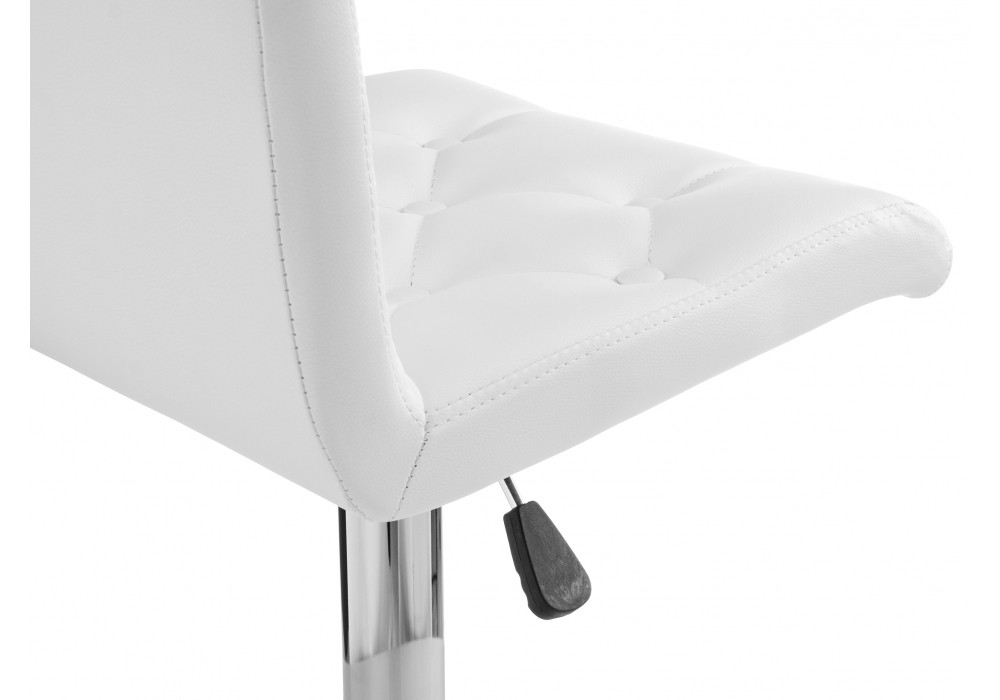 Барный стул белый с регулировкой высоты