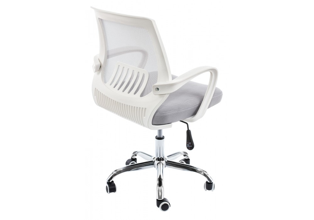 Компьютерное кресло Ergoplus белое / серое
